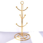 Golden Mug Cup Holder Dining Table Kitchen Simple Tree-shaped Cup Holder