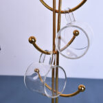 Golden Mug Cup Holder Dining Table Kitchen Simple Tree-shaped Cup Holder - Image 2