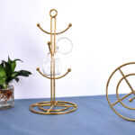 Golden Mug Cup Holder Dining Table Kitchen Simple Tree-shaped Cup Holder - Image 3