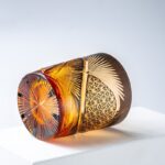 Japanese Hand-carved Wine Glass Crystal Glass Wine Glass - Image 3