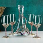 Wine glass decanter set gift - Image 5