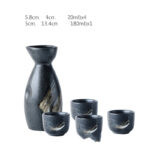 Ceramic Wine Dispenser And Wine Glass Household Set - Image 3