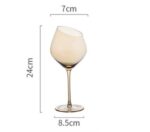 Wine Glass Oblique Mouth, Red Wine Glass Crystal Champagne Glass High-end Goblet Foreign Wine Glass - Image 3