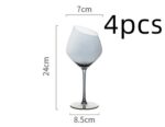Wine Glass Oblique Mouth, Red Wine Glass Crystal Champagne Glass High-end Goblet Foreign Wine Glass - Image 9