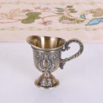 European Style Old Wine Glass, Alloy Antique Wine Set, Goblet, White Wine Glass - Image 2