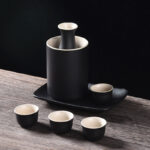 Japanese Style Wine-warmer Sake Set Gift Set Small Wine Pot Ceramic Restaurant Wine Set Ceramic - Image 4