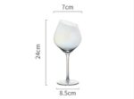 Wine Glass Oblique Mouth, Red Wine Glass Crystal Champagne Glass High-end Goblet Foreign Wine Glass - Image 4