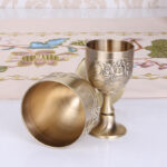 European Style Old Wine Glass, Alloy Antique Wine Set, Goblet, White Wine Glass - Image 4